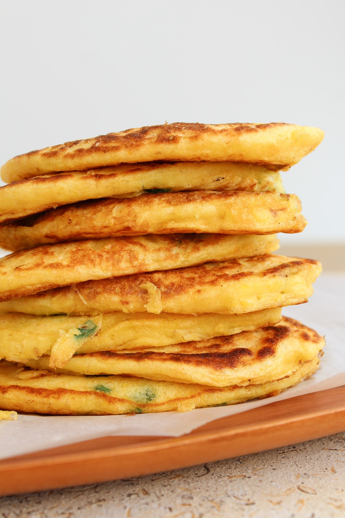 Panquecas de milho verde