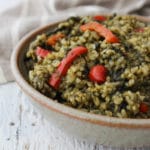 Arroz de cuxá integral e vegano