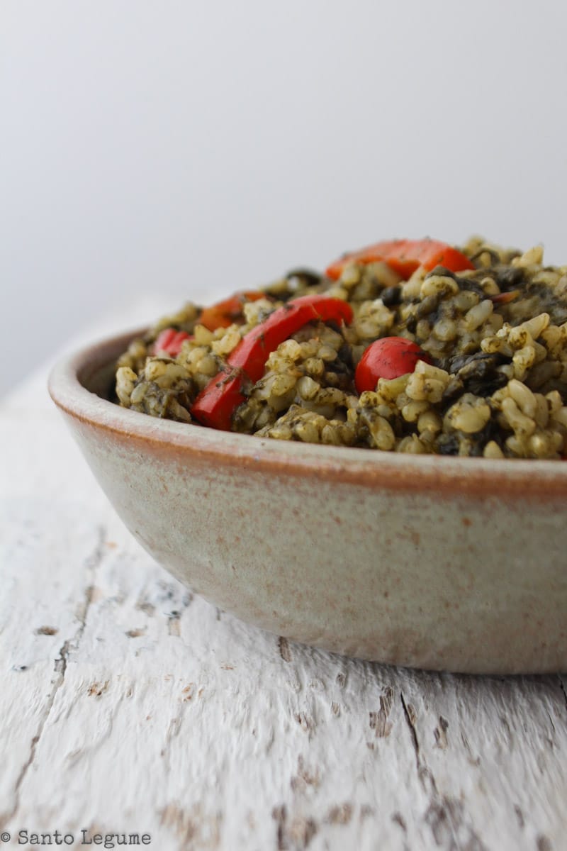 Arroz de cuxá integral e vegano