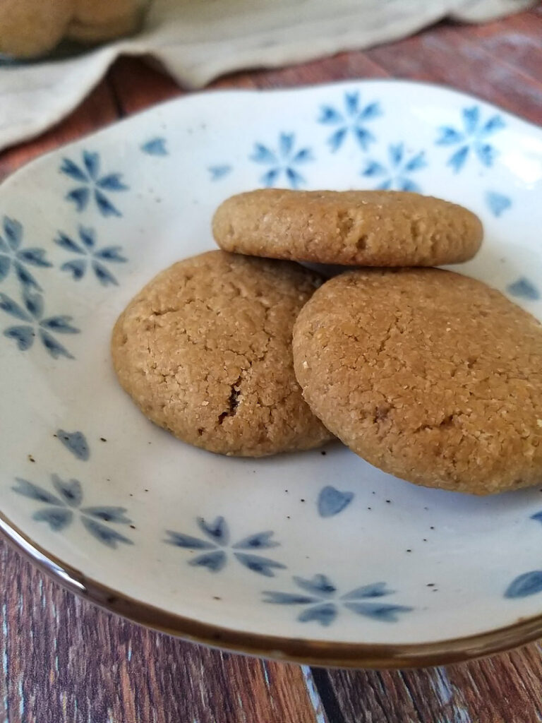 Biscoito de tahine e limão siciliano