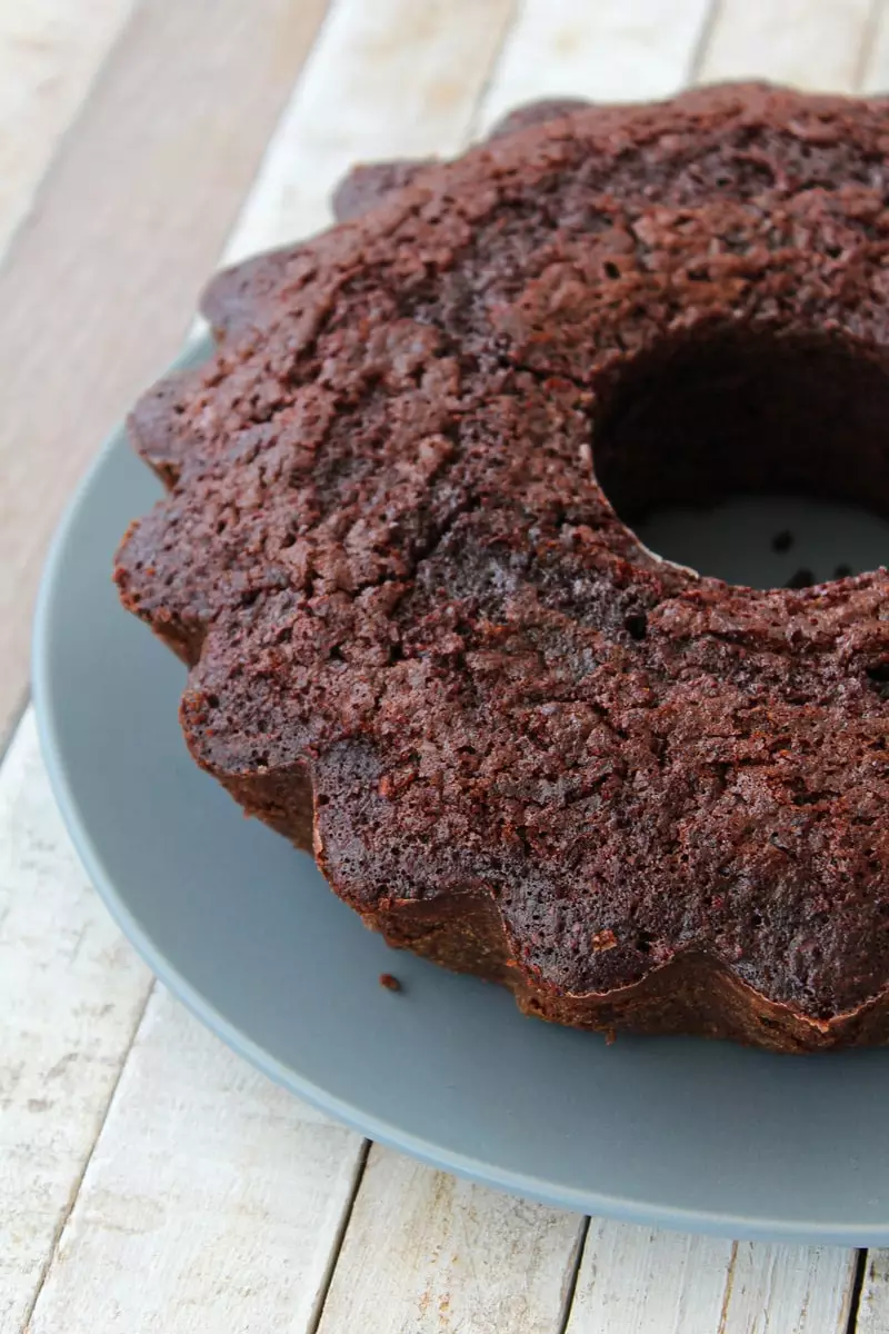Bolo de chocolate e beterraba