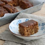 Bolo de maçã com purê de maçã