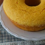 Bolo de milho verde e fubá