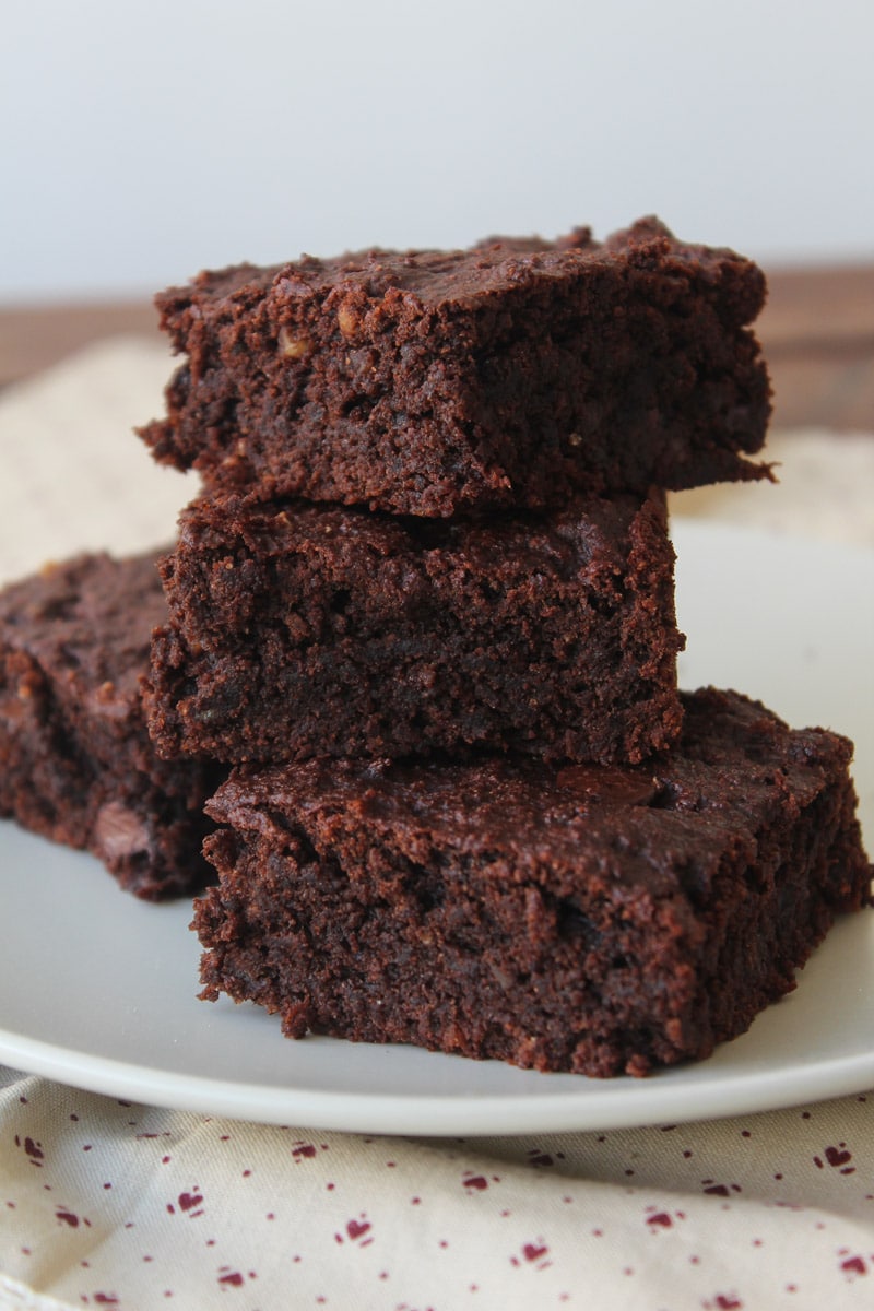 Brownie com banana e nozes