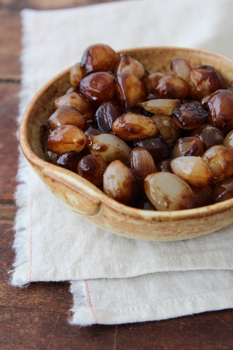 Cebola pérola ao balsâmico