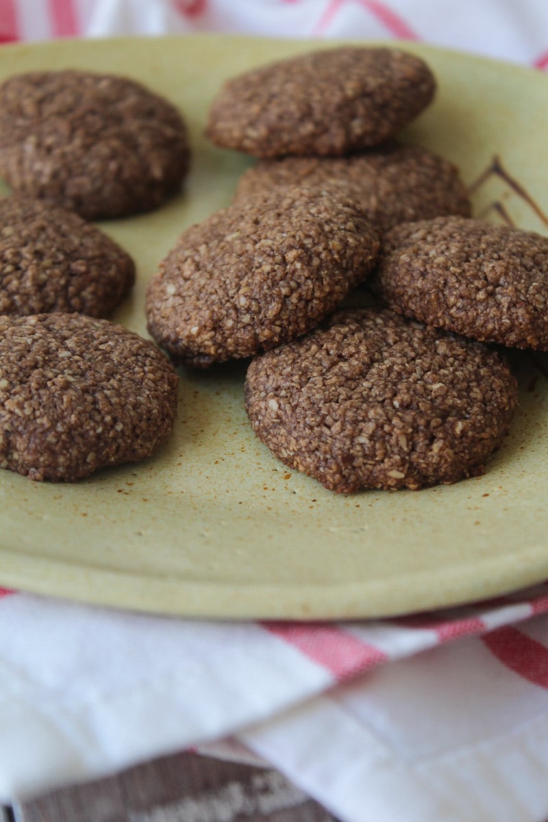 Cookies de coco e melado