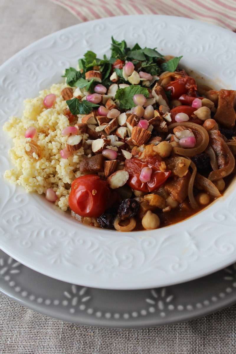 Cozido marroquino com legumes e especiarias