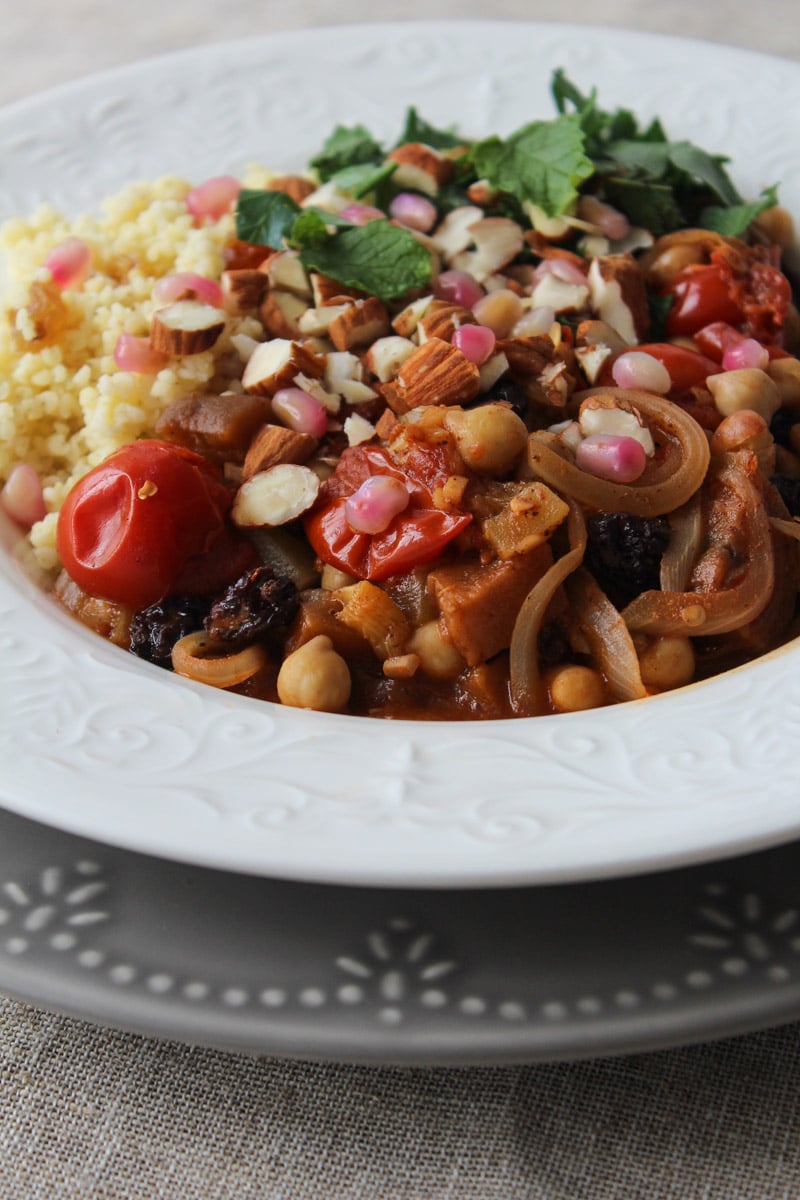 Cozido marroquino com legumes e especiarias