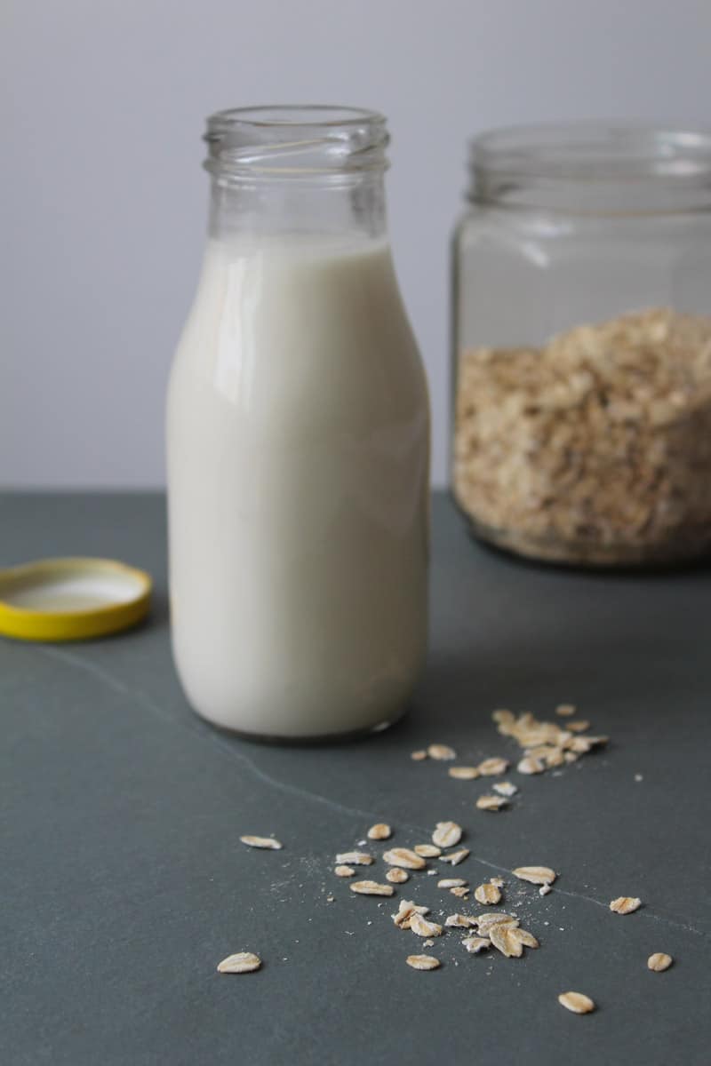 Leite de aveia