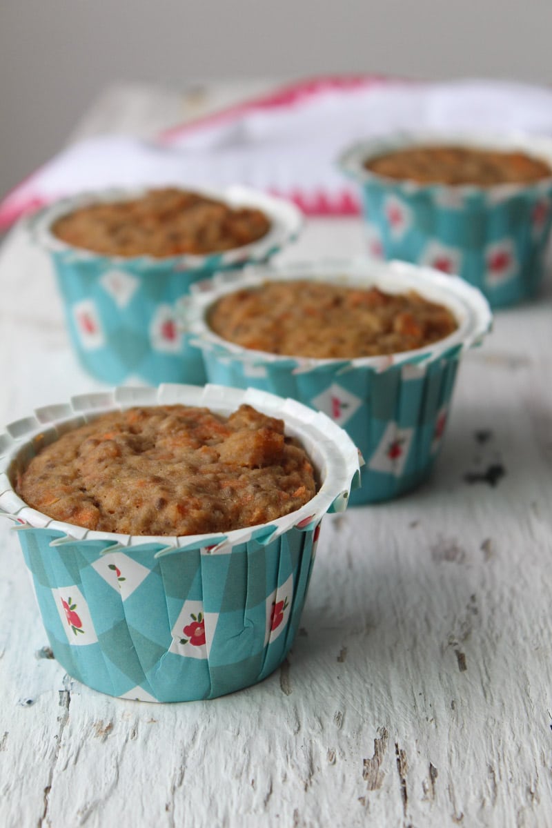 Muffin de cenoura e laranja