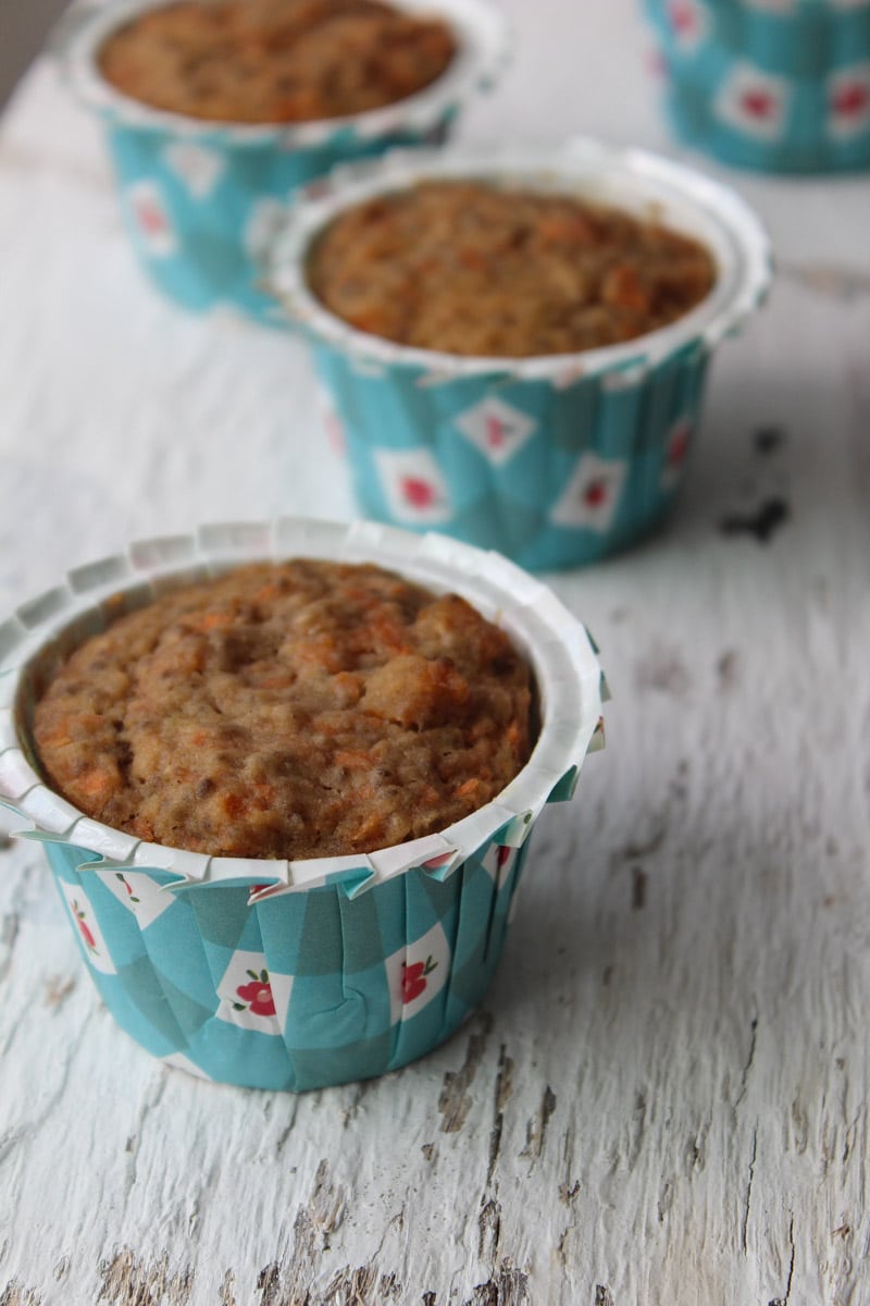 Muffin de cenoura e laranja