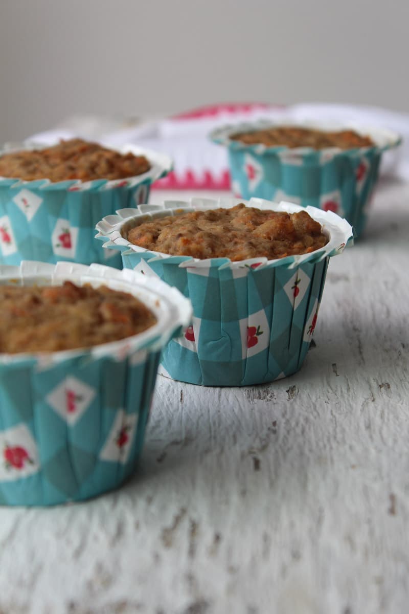 Muffin de cenoura e laranja