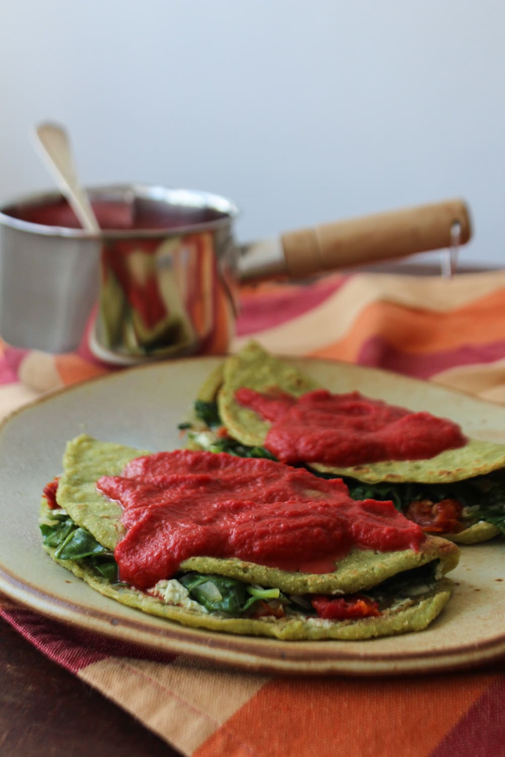 Panqueca de espinafre
