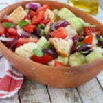 Panzanella - Salada com pão italiano