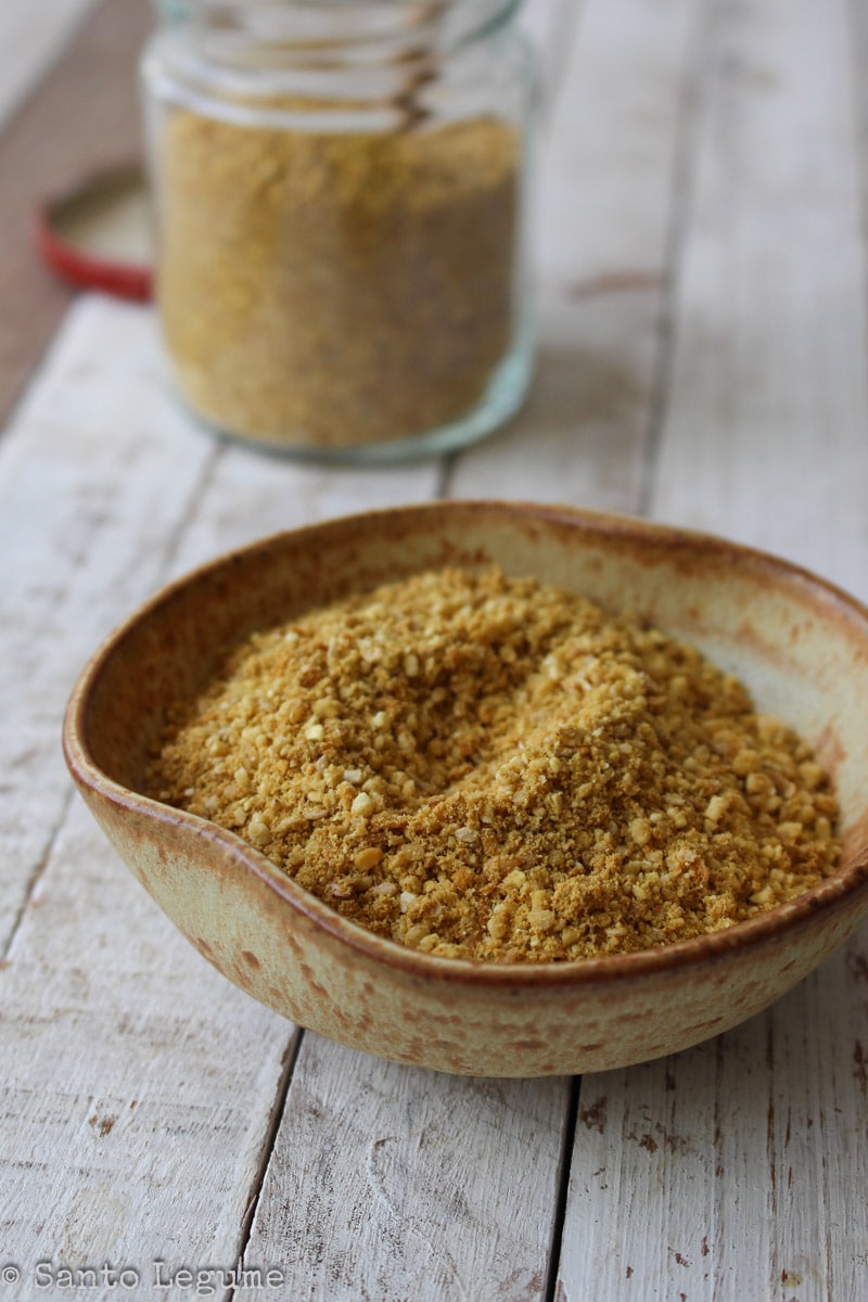 “Parmesão” vegano (ou mix de castanha e sementes)