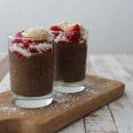 Pudim de chia com chocolate e especiarias