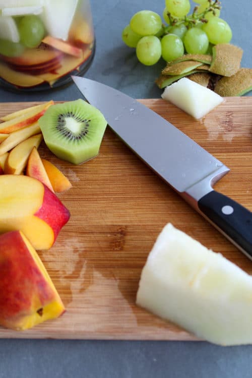 Sangria de vinho branco Santo Legume