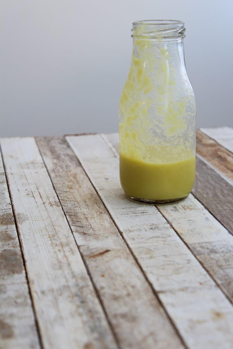 Smoothie de abacate e água de coco - vegano