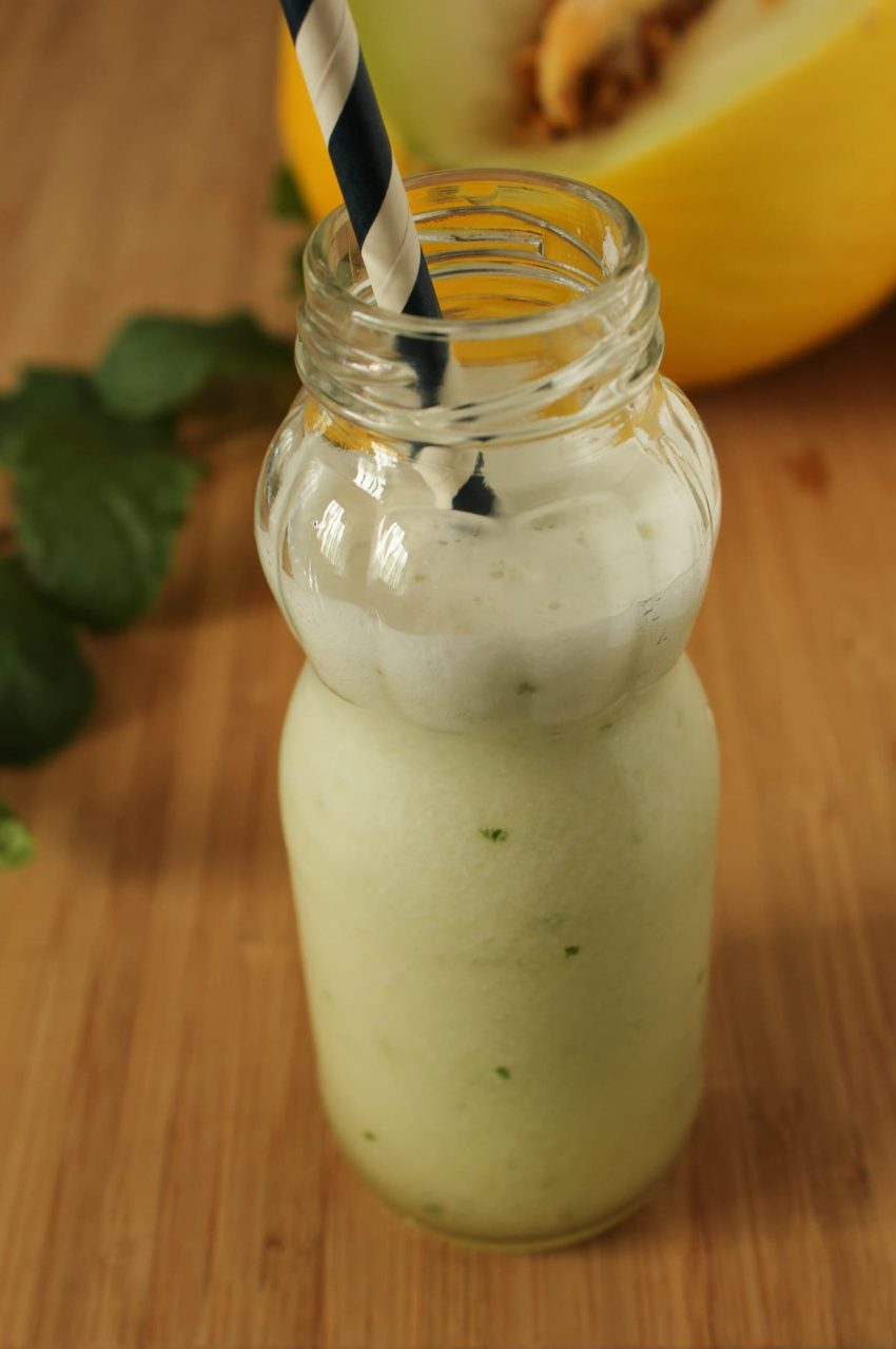 Suco de melão com água de coco