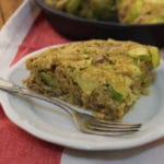 Torta de couve-flor e abobrinha