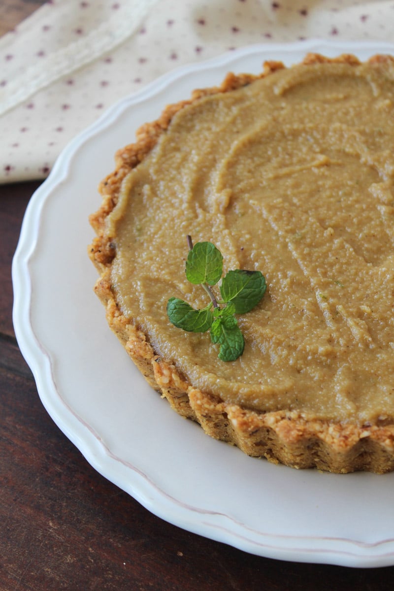 Torta de limão vegana